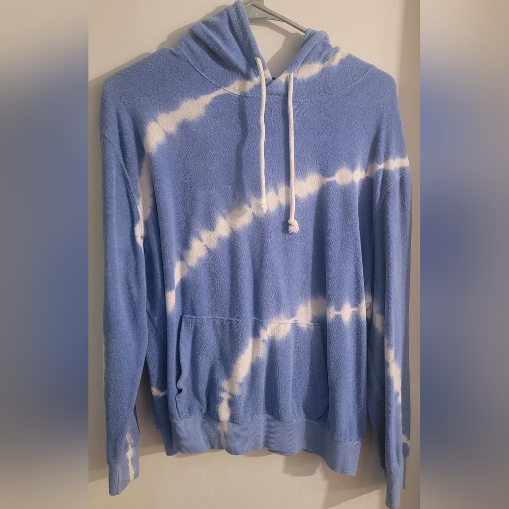 Wild Fable Blue White Tie Die Hoodie